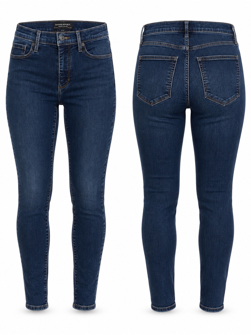 Banana Republic Women’s Skinny Jeans — Dark Blue Indigo